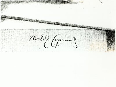 Signature de Nicolas Copernic (1473-1543) - Unbekannt Unbekannt